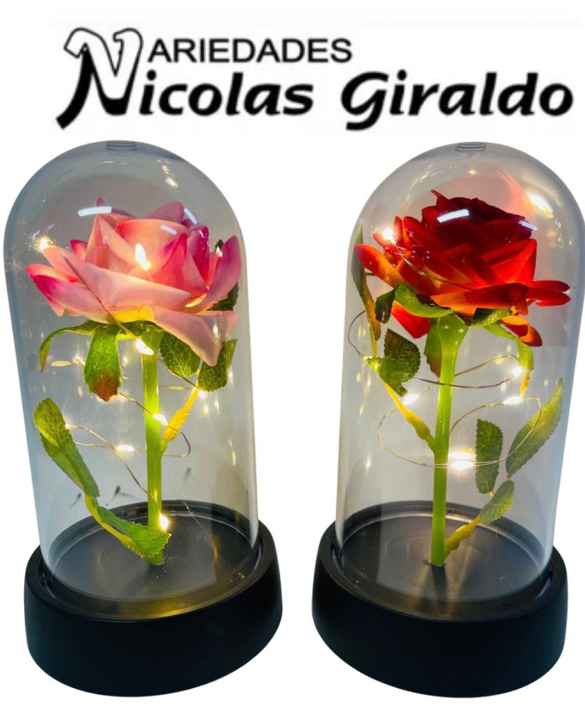 Urna decorativa rosa luz pequeña    