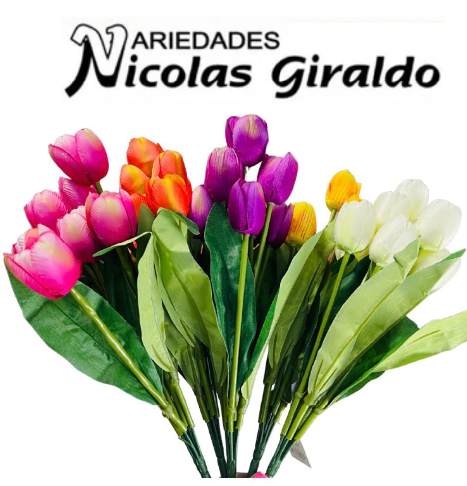 Flor ramo tulipan x9