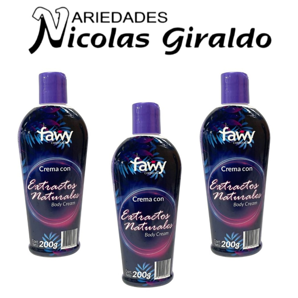 Crema fawy mediana x200ml 