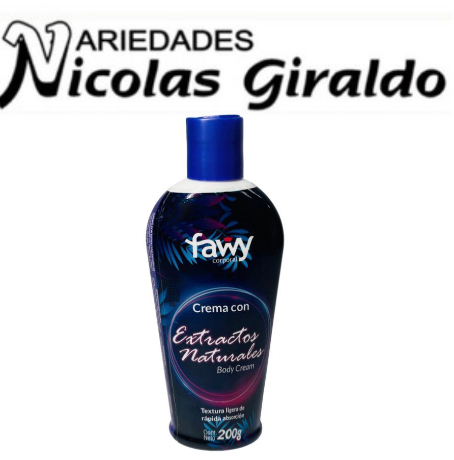 Crema fawy mediana x200ml 