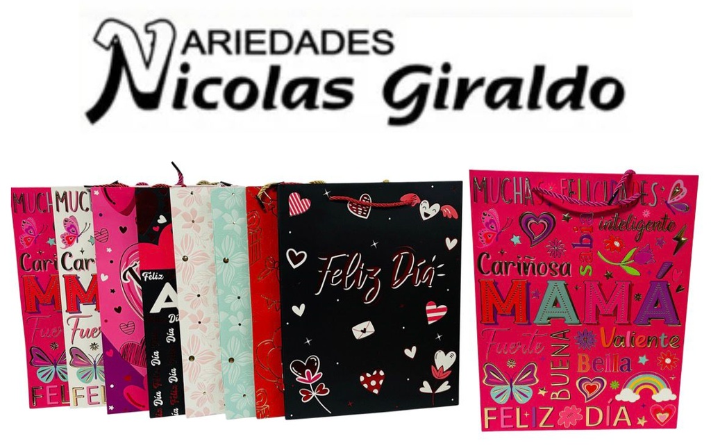 @Bolsa regalo importada mediana pqt x12 
