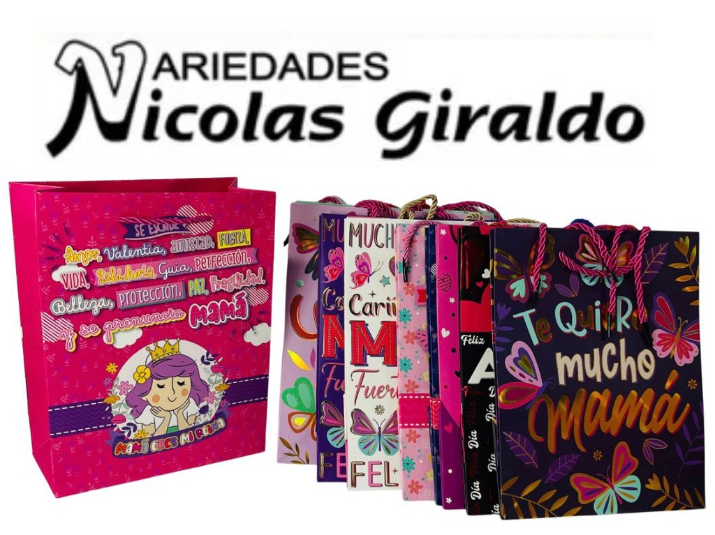 [NA20PQ] @Bolsa regalo importada pequeña  pqt x12 