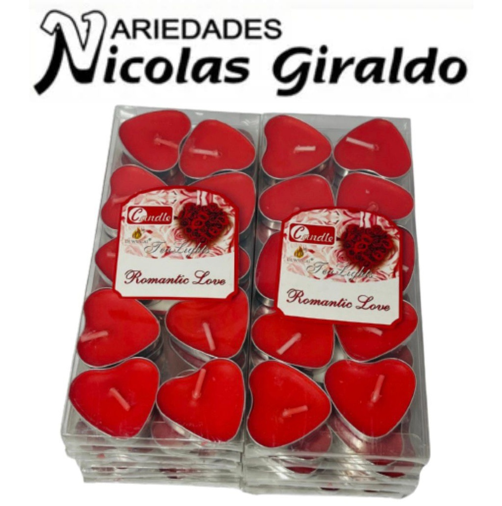 [DF-589] Vela flotante corazon x10 PQT X12