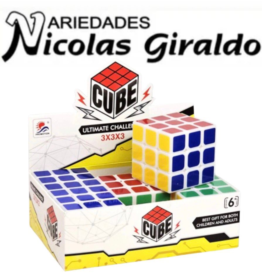 [604-CAR] Cubo magico fino CAJA X6 