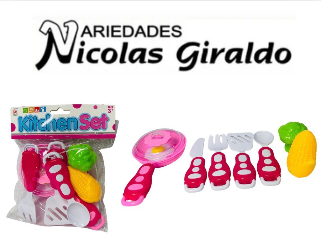 Vajilla infantil bolsa fina pequeña
