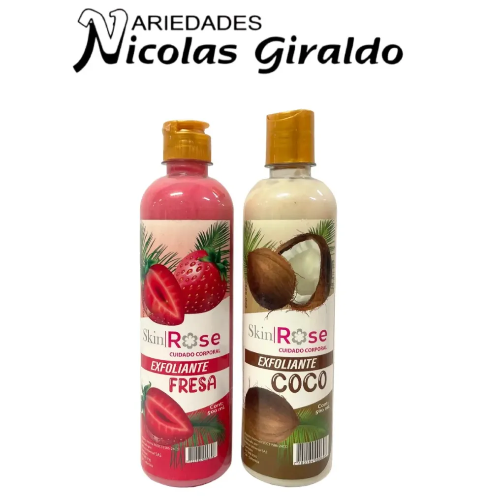 [EXFOX500] Crema exfoliante skin rose x500 ml 