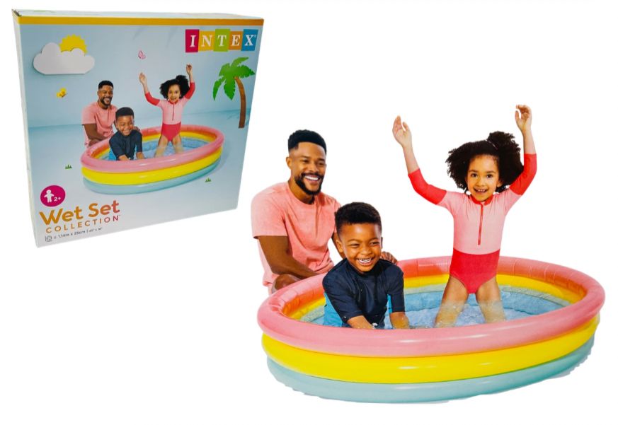 [57412NP] Piscina inflable mediana intex 3 aros 1.14mx25cm 
