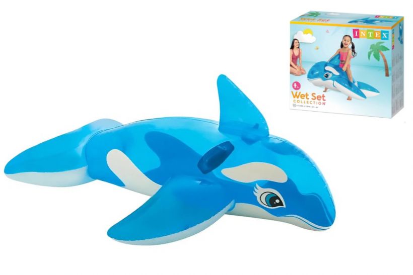 Ballena inflable para montar