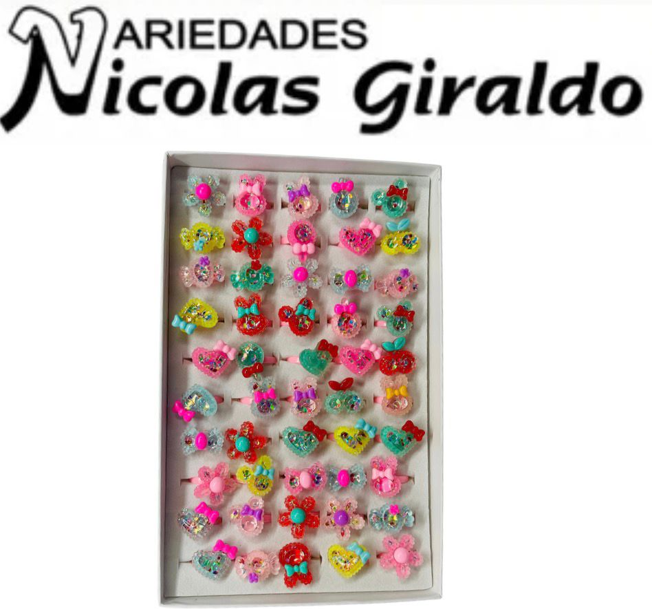 [SE9605] Anillo infantil figuras cj x50 