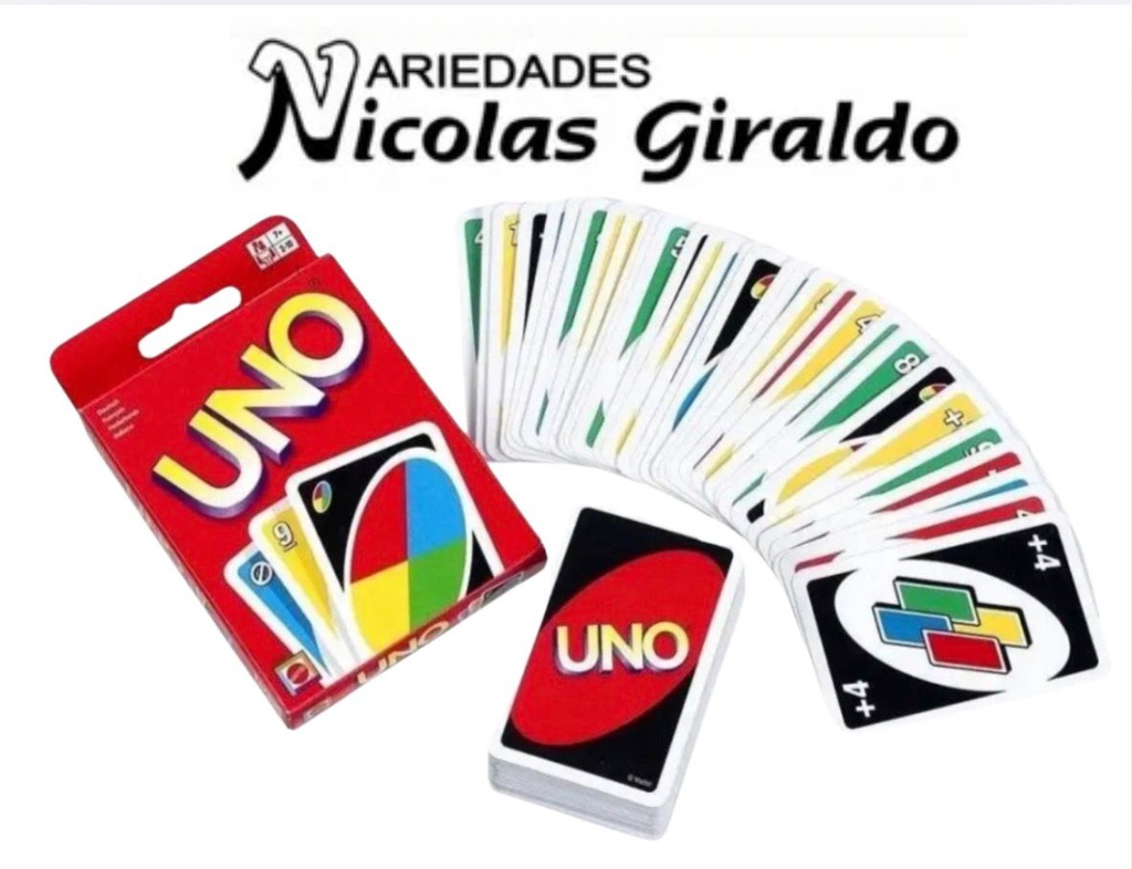 Carta uno grande pqt X6  