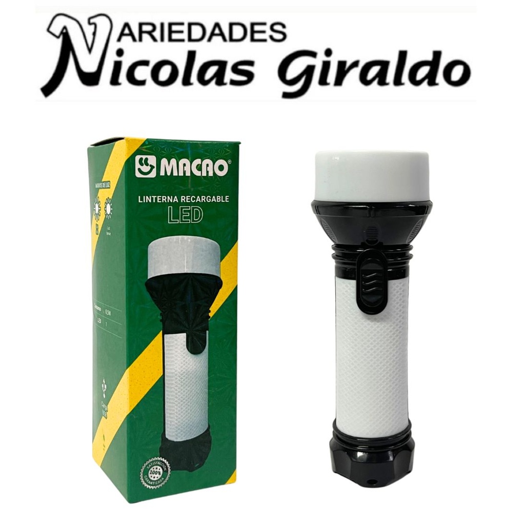 [MC-505] Linterna Macao recargable pequeña  