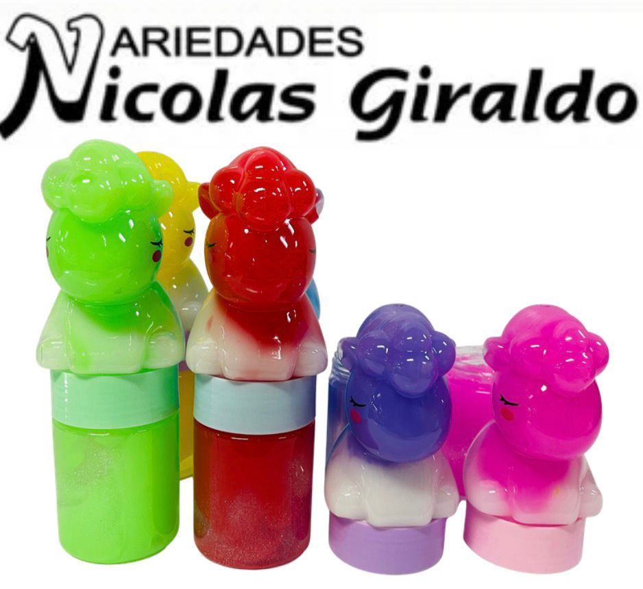 Slime grande doble unicornio CJX6