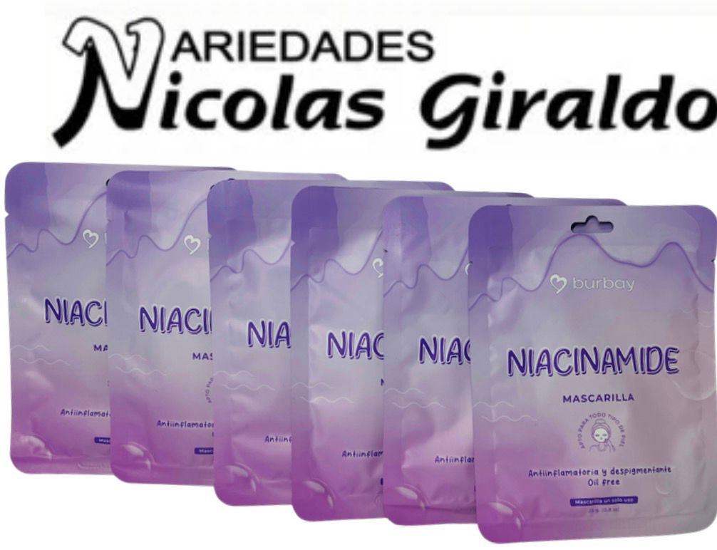 [B-105] Mascarilla en velo niacinamide PQTX12   