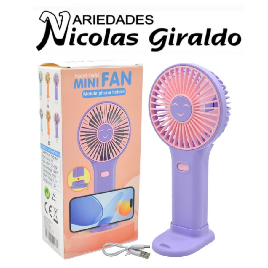 Ventilador recargable mini 