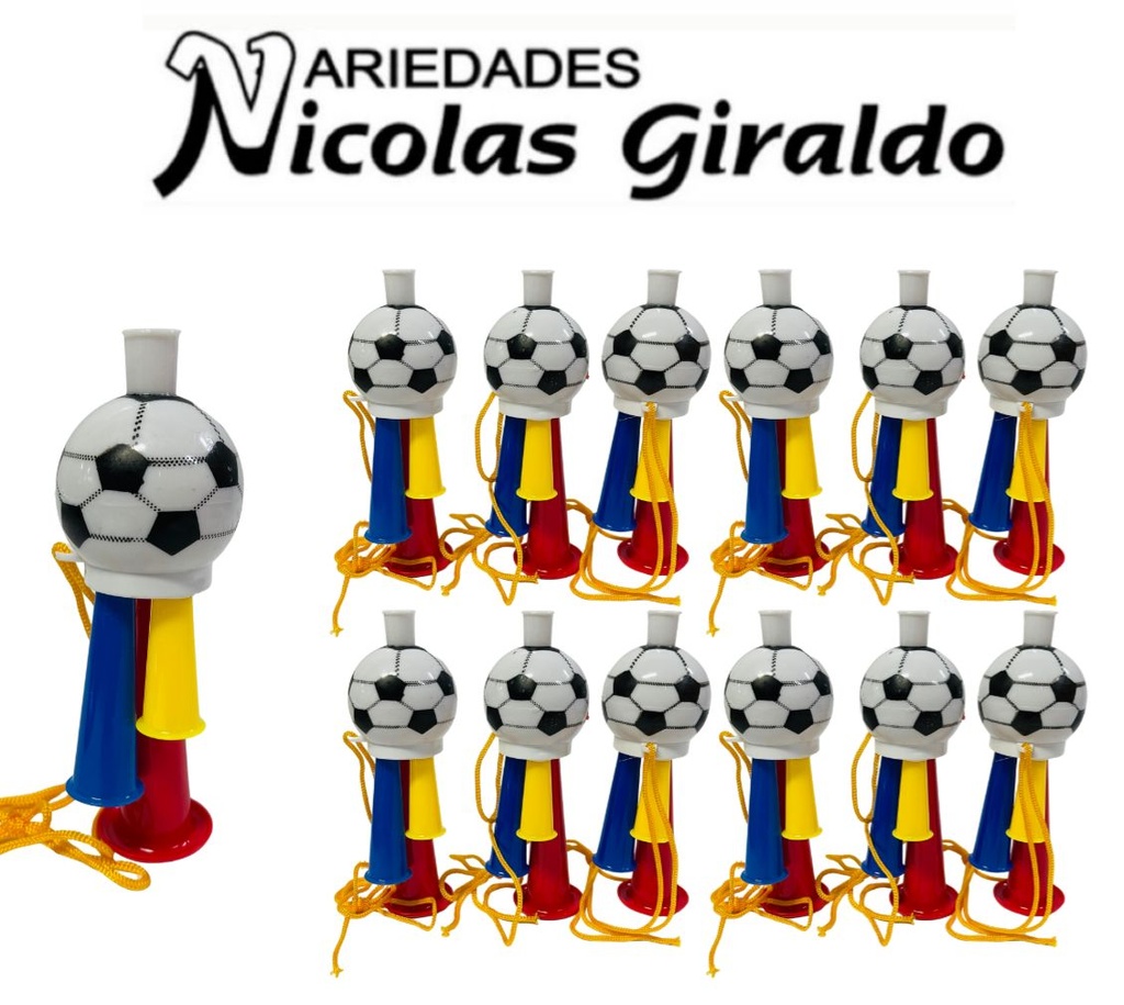 Trompeta balon mini x1 pqt x12 