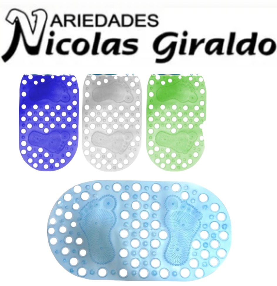 Tapete baño fino ovalado