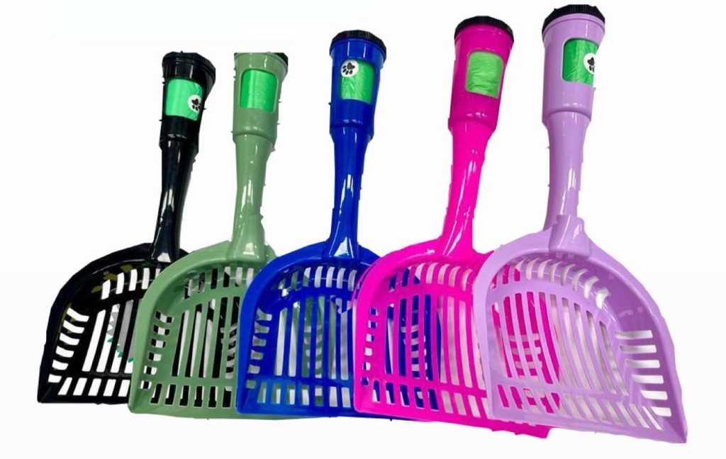 [3000016] Pala recogedor excremento con dispensador PQT X6