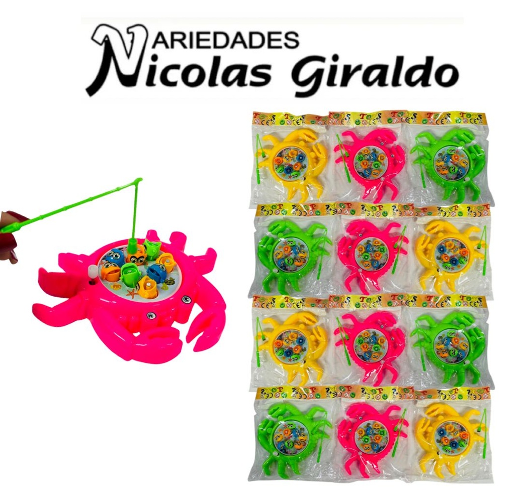 [MG53046] Pesca milagrosa cangrejo bolsa pequeña pqt x12
