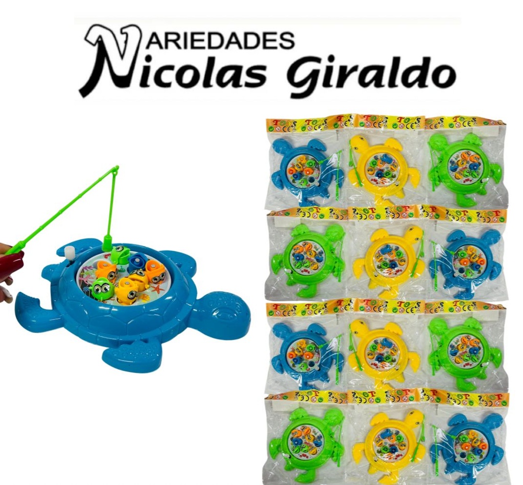 Pesca milagrosa tortuga bolsa pequeña pqt x12 