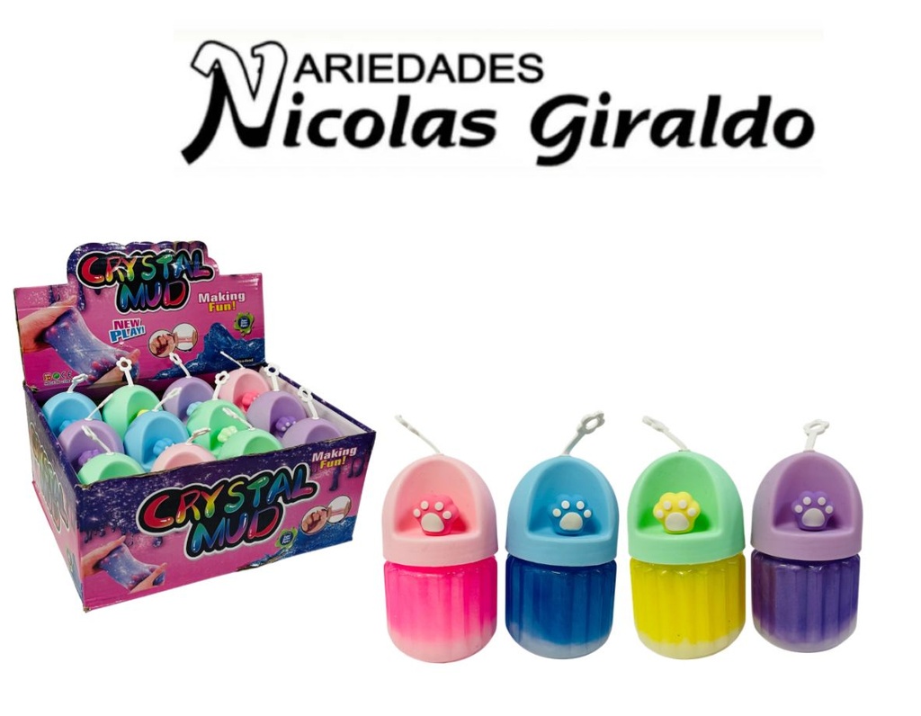 Slime grande redondo con huella CJA X12  