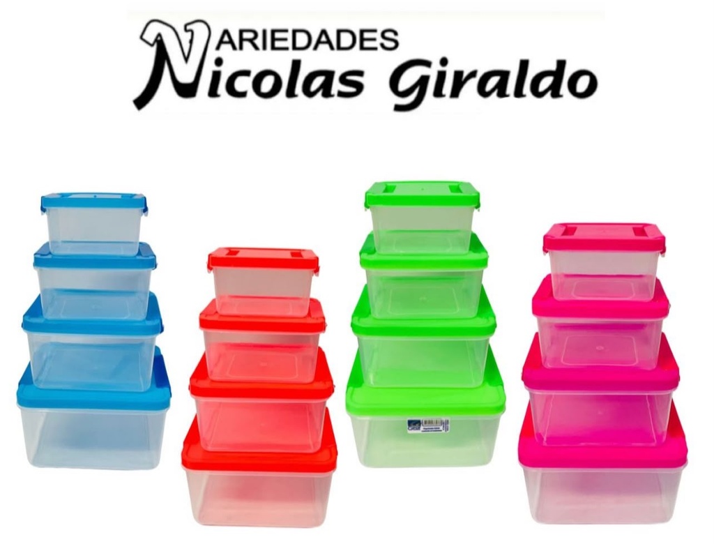 Coca organizador girar cuadrado x4 