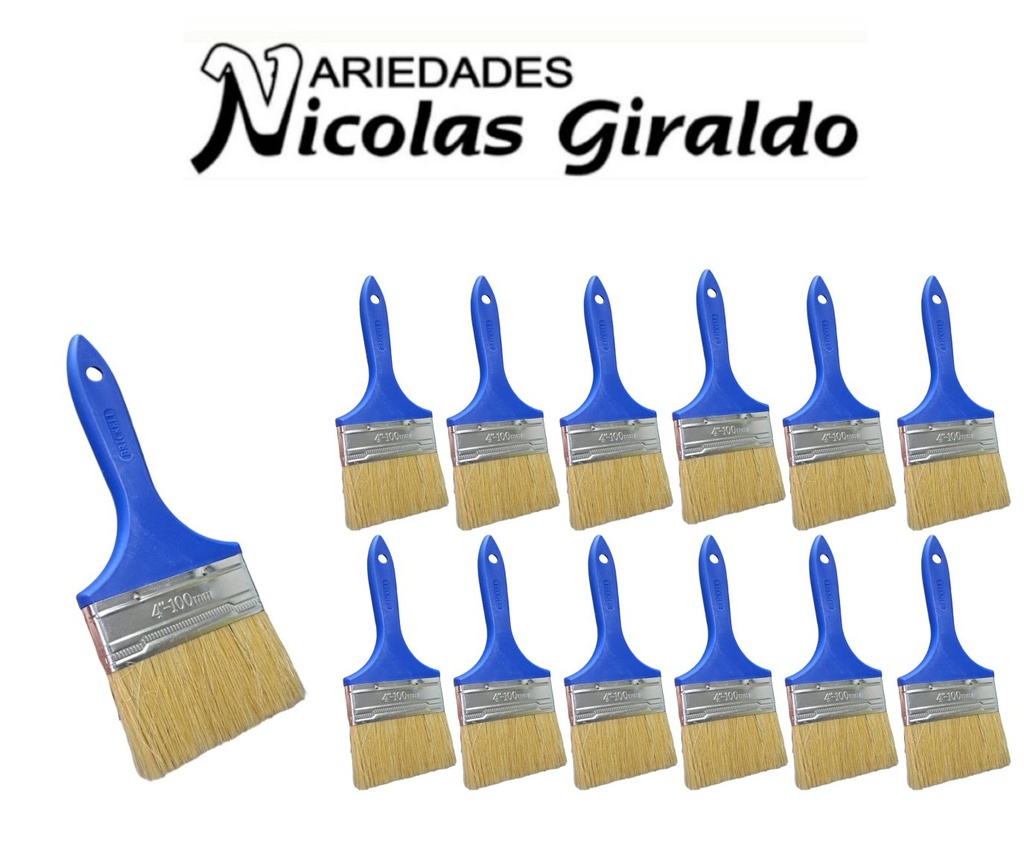 [DQBC-4] Brocha pintura #4  cj x12