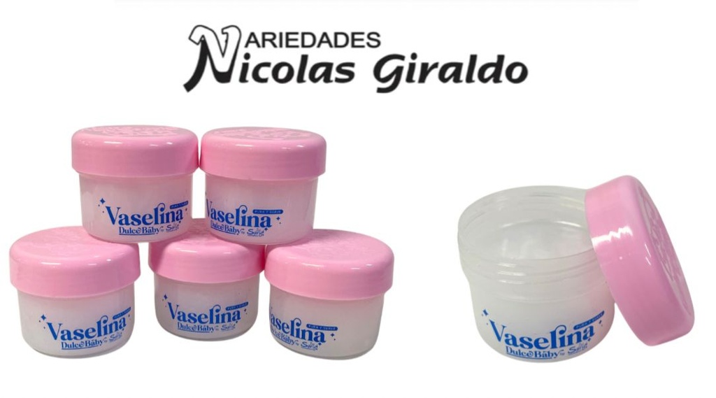 Vaselina dulce baby Saryd x50 ml mediana paquete x6