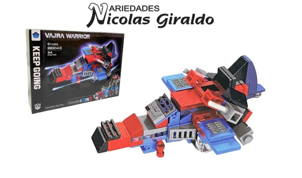 Lego mediano en caja robot tractomula  