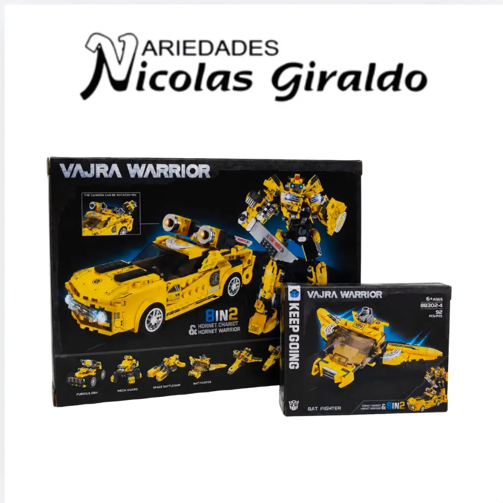[MG48847] Lego mediano en caja robot guerreros