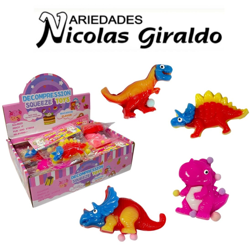 Squizzy dinosaurio mediano cja x20