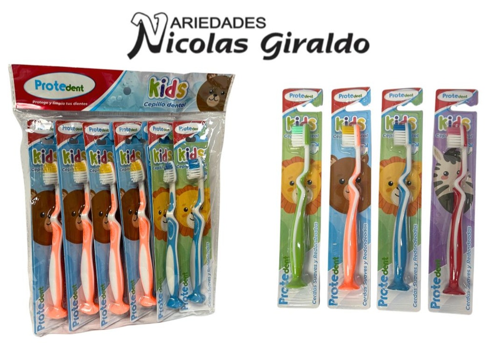 Cepillo dental infantil protedent 
