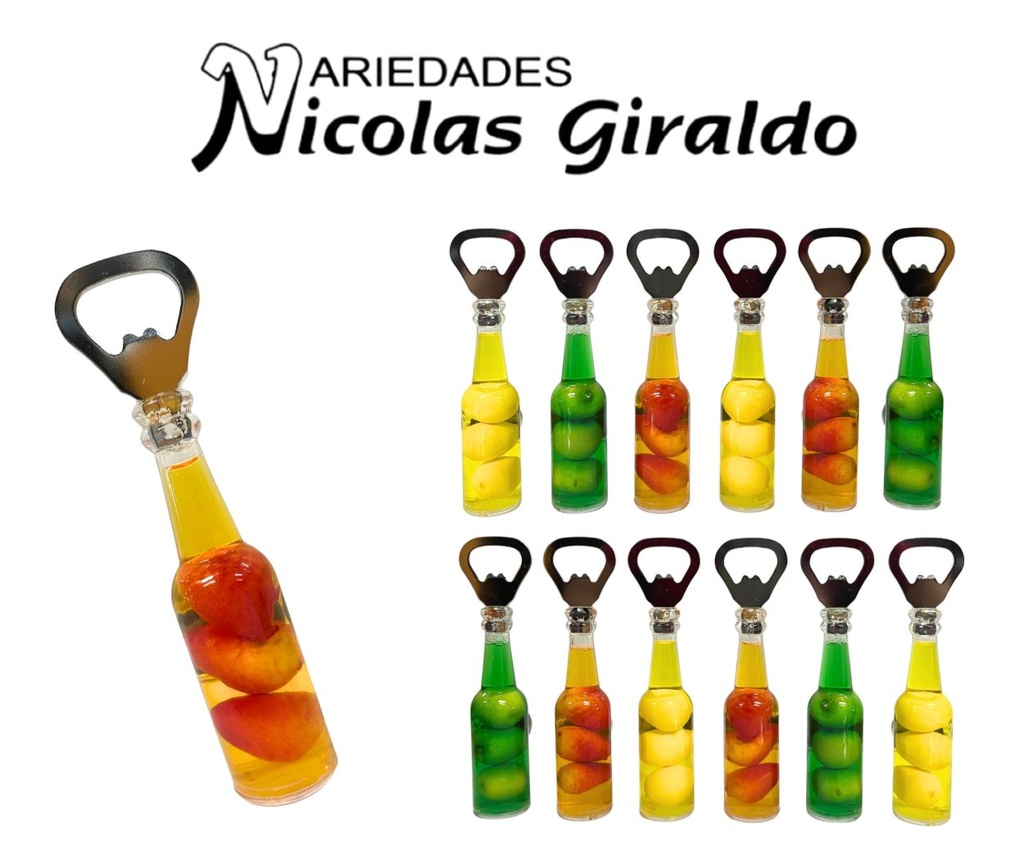 Destapador botellas frutas pequeño PQT X12