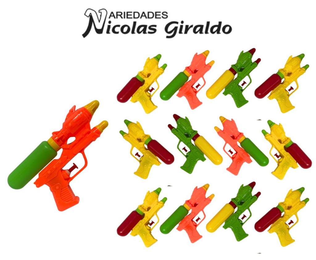 [CA10807] Juego lanza agua mediano 1 tanque paquete x12 