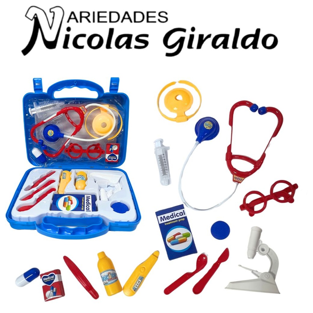 Set doctor infantil en maleta mediano  