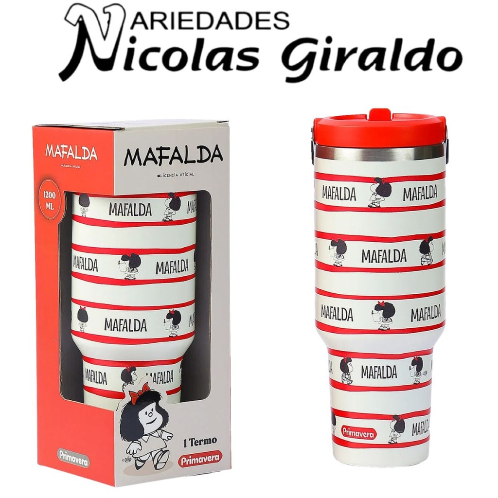 Termo metal licencia Mafalda 1.200ML   