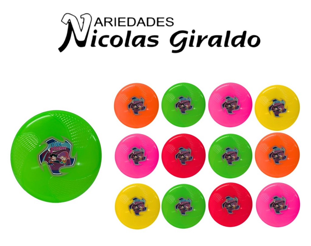 [BJ-21FR] Frisby neon  PQT X12