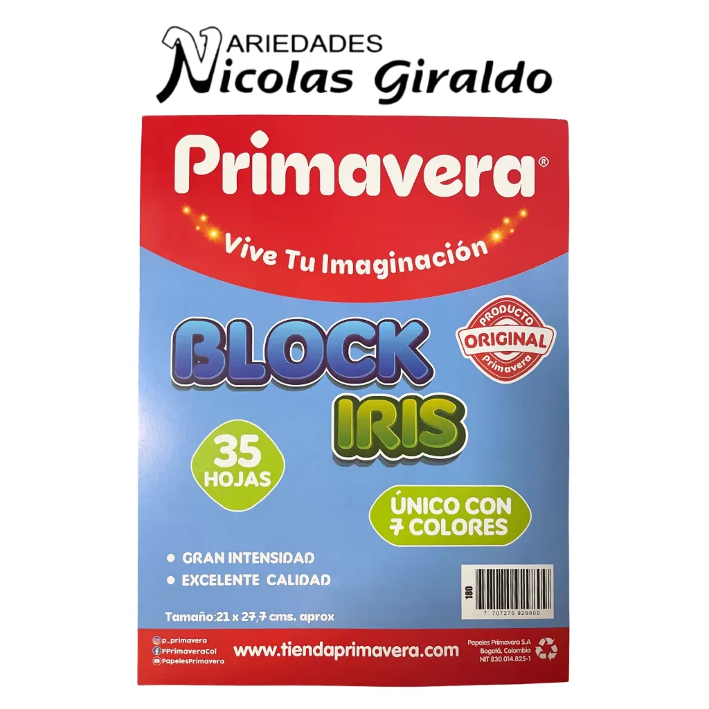 [P180] Block iris primavera