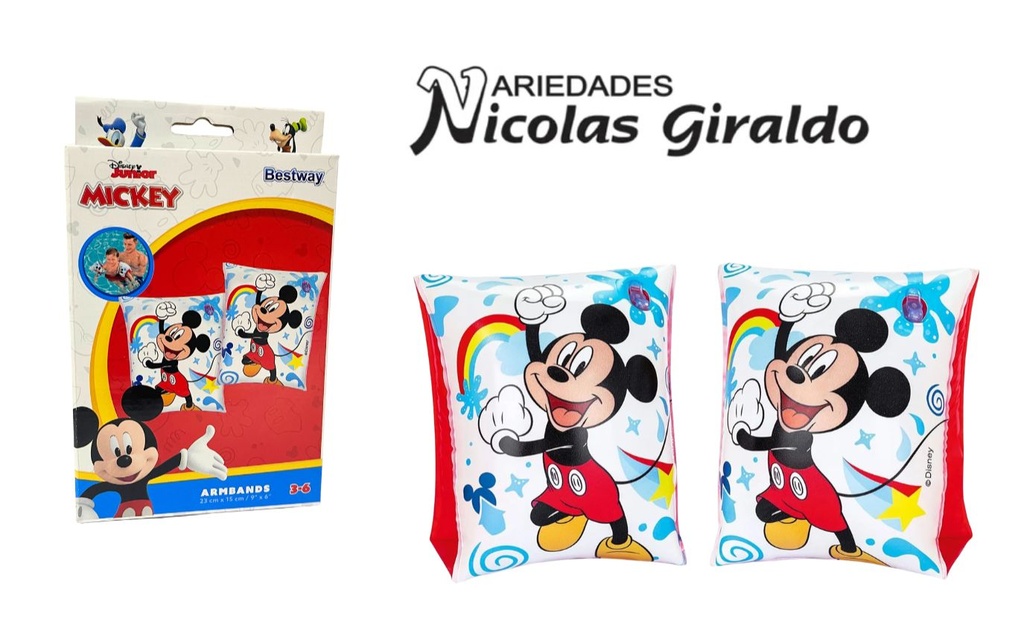 Flotador brazo estampado mickey