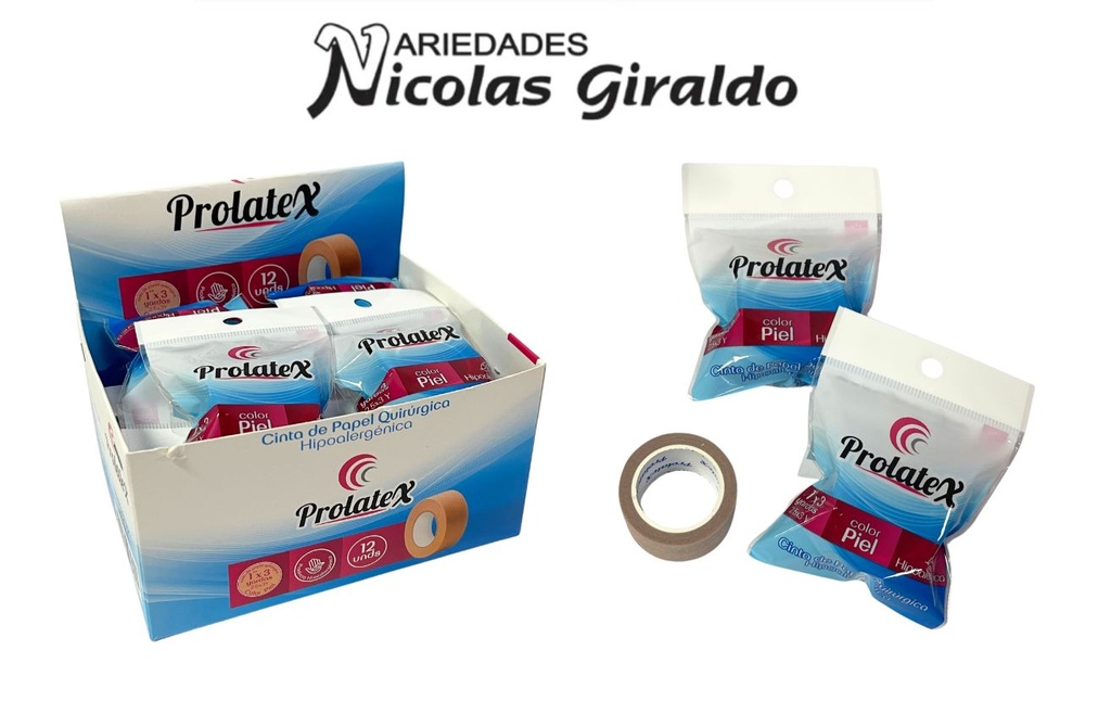 Microporo 1" X3 yardas caja x12    