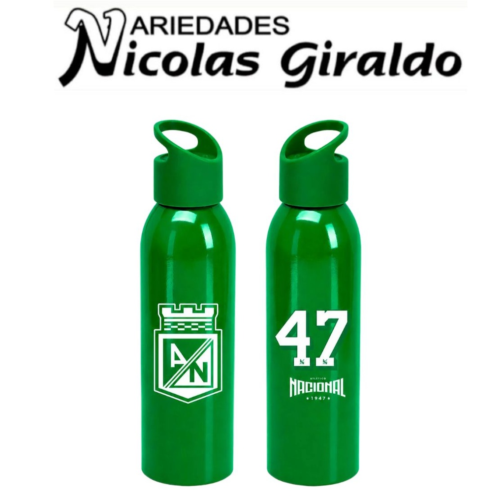 Termo botella atletico nacional  