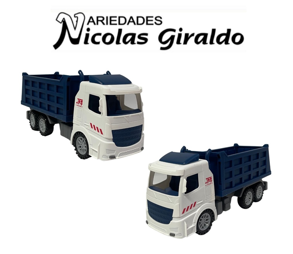 [8807-MD] Carro constructor Volqueta grande  8807-MD