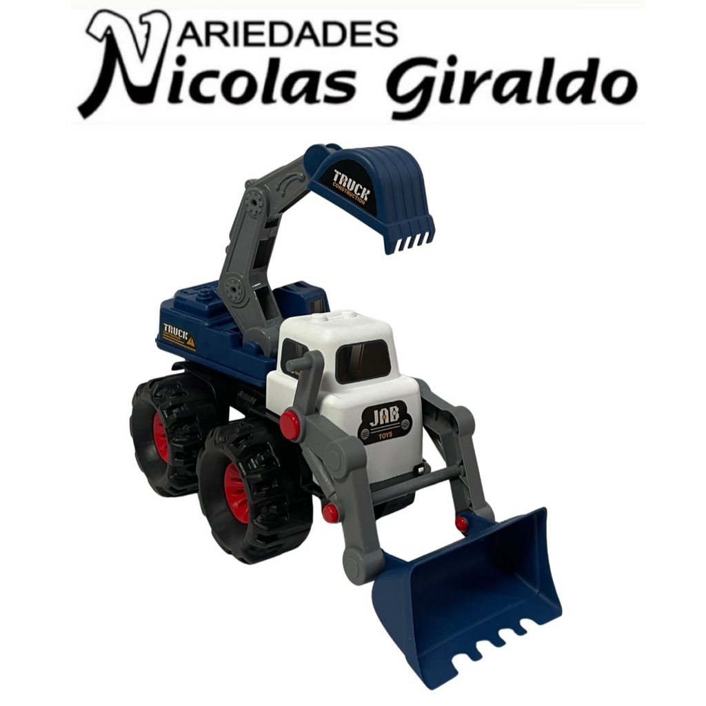 [8811-MD] Carro constructor retro gigante   