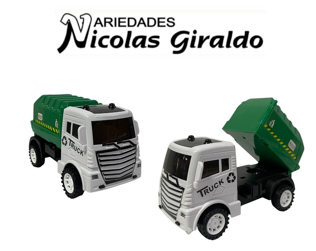[HH128-1] Carro constructor fino grande basurero