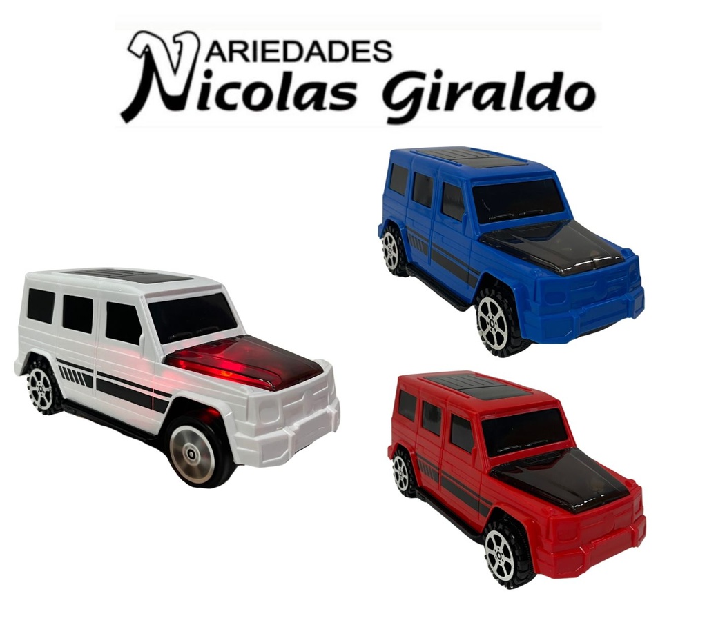 [777-53] Carro impulso camioneta mediano luz