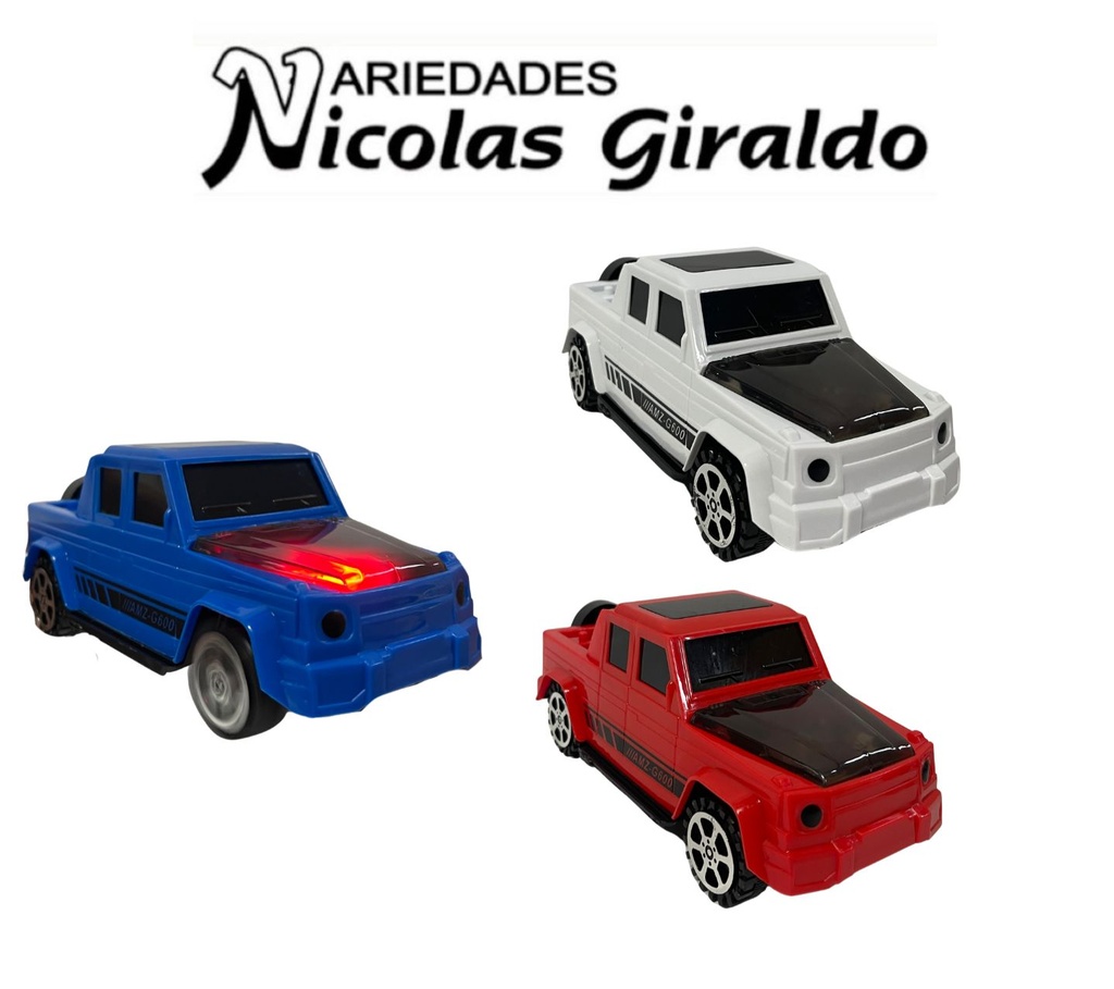 [777-58] Carro impulso camioneta mediano luz 