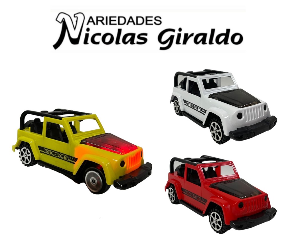 Carro impulso camioneta mediano luz