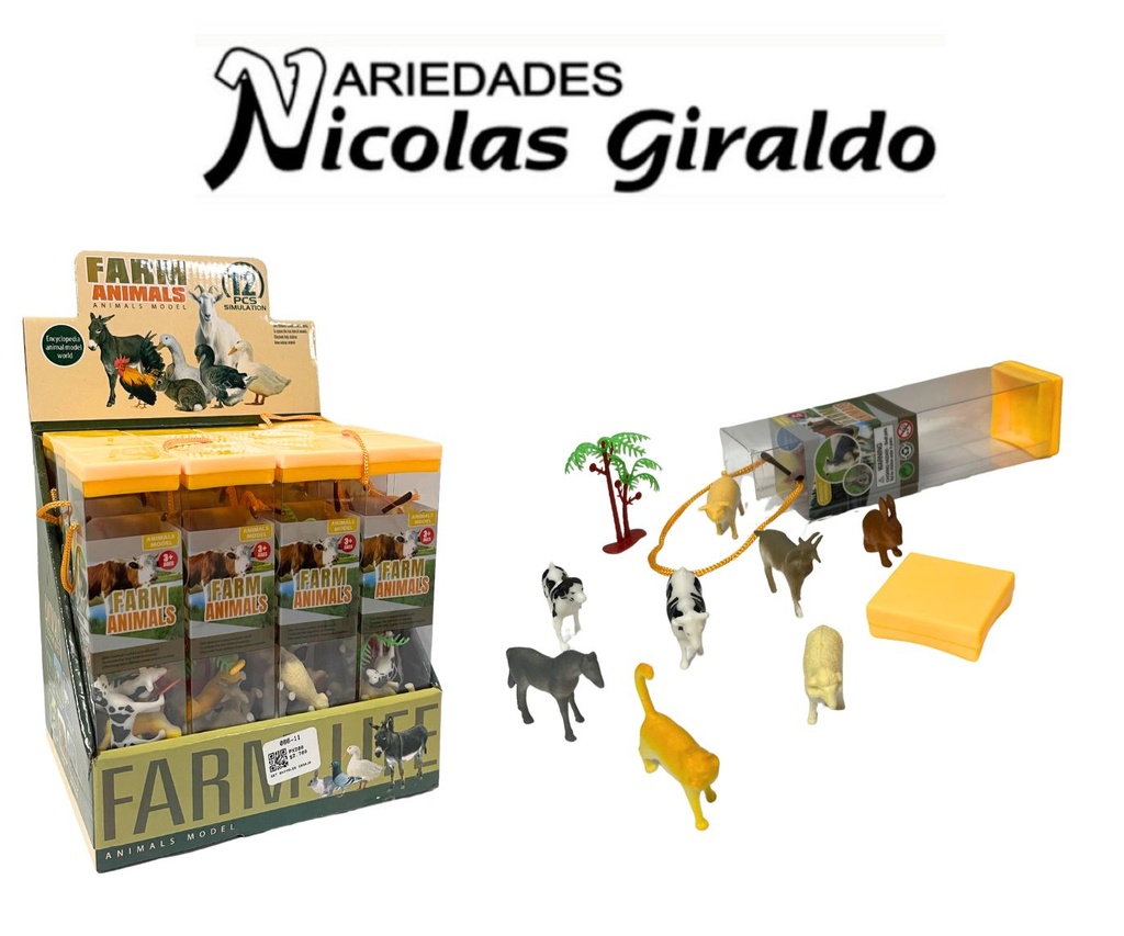 Animal domestico en tarro Caja x12