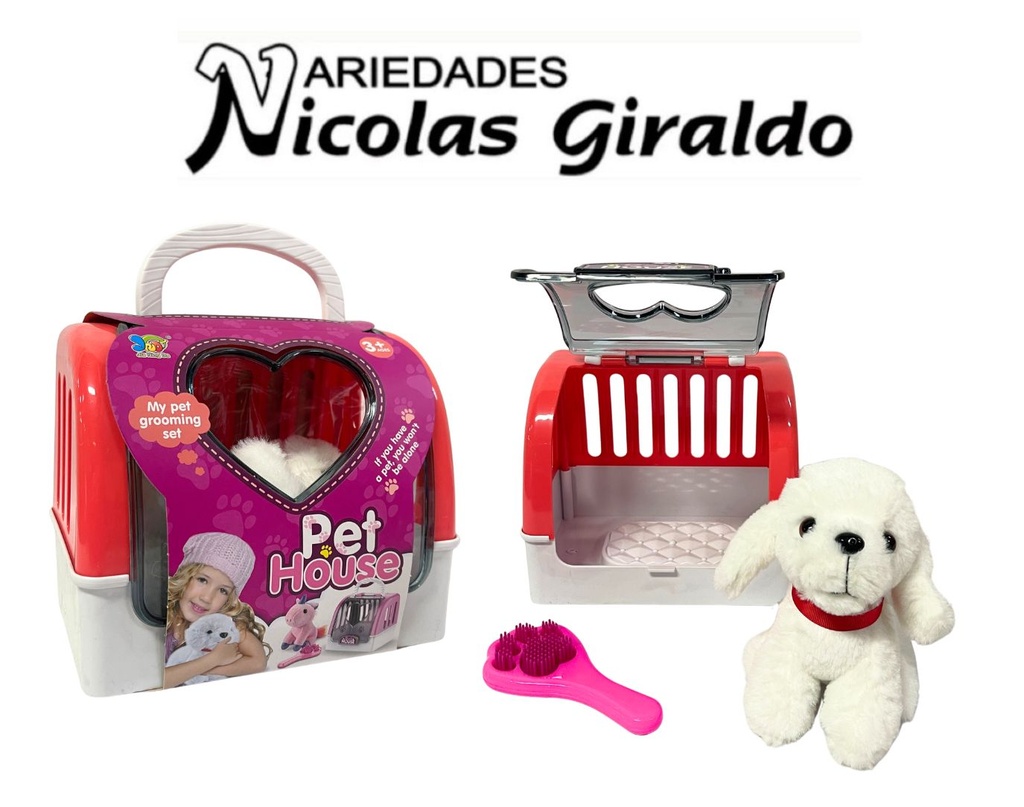 [699-32A] Juego de mascota pequeño en maleta 