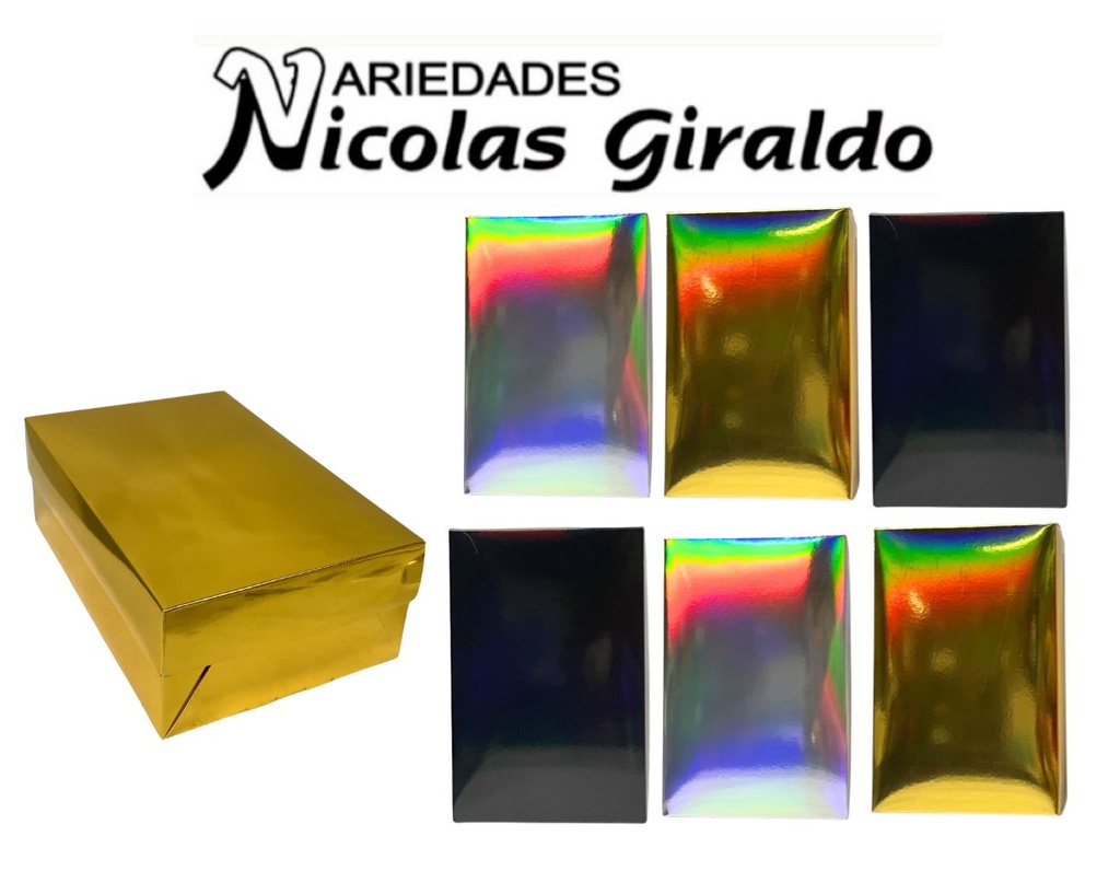[MF12532] Caja essencial lisa mediana paquete x6    