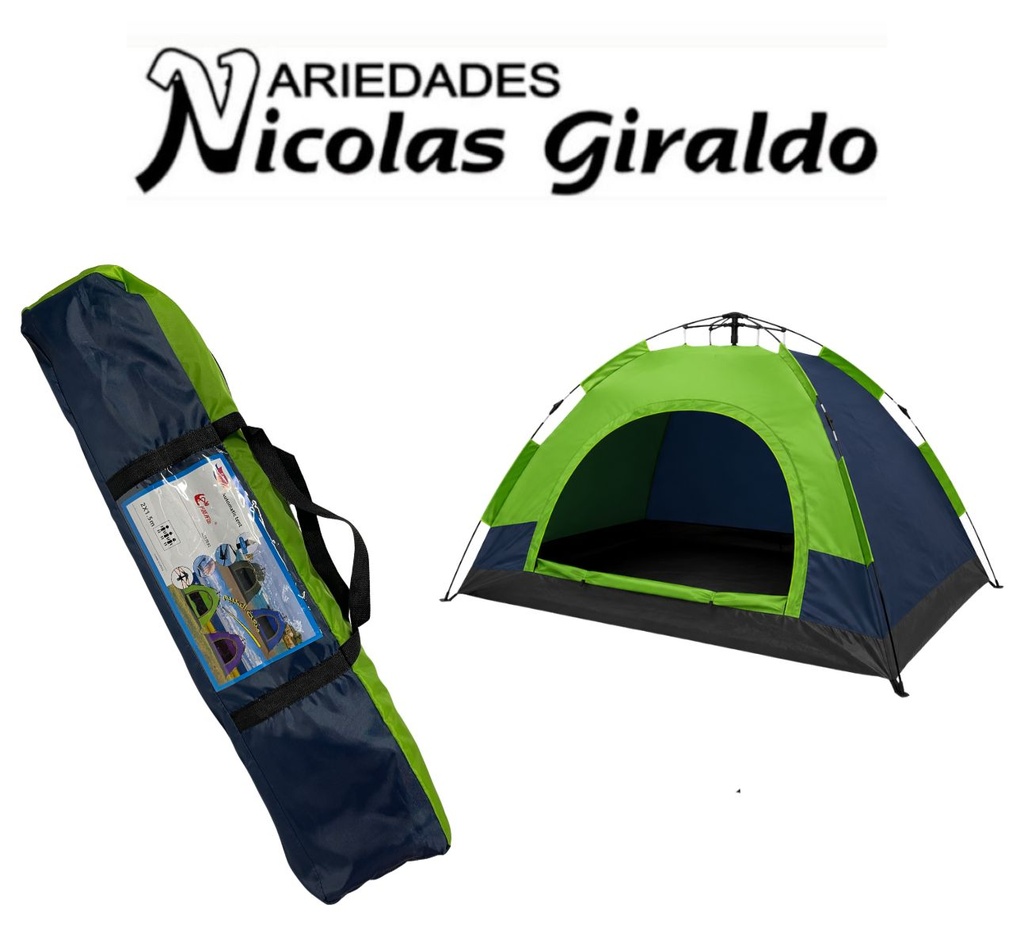 Carpa camping 3 personas 200X150
